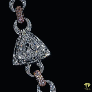 Fashion <b>Infinity</b> Link Chain Moissanite Diamond in 925 Sterling Silver Iced Out Hip Hop Bling Necklace Luxury Jewelry Men Women - Product Image 4