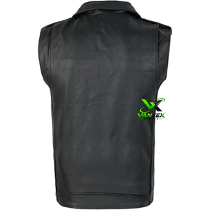 เสื้อกั๊กมอเตอร์ไซค์ VANTEX SPORTS รุ่น Unisex สำหรับฤดูร้อน กันลม แห้งเร็ว ผลิตจากโพลีเอสเตอร์ 100% หนังเทียม ซิป คอปกพับได้ น้ำหนัก 180 กรัม รับสกรีนโลโก้ - Product Image 6