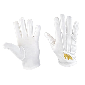 Gants d'hiver maçonniques en coton blanc de haute qualité pour le ski et les sports quotidiens - Product Image 5