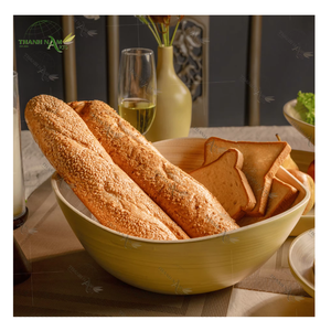Juego de Tazones de Bambú Duraderos y Personalizables, Ecológicos, Sostenibles, Utensilios de Cocina Clásicos, Tazones de Bambú Clásicos - Product Image 1