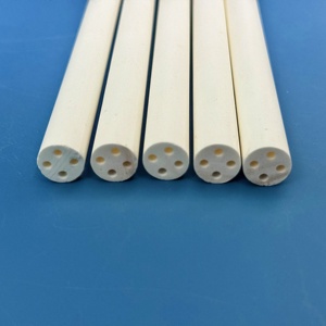 95 99 Corindon Alumine Thermocouple Plat Double Trou Quatre Trous <span class=keywords><strong>Isolation</strong></span> Conduit Isolé Al2O3 Céramique Tube Perforé Tuyau - Product Image 3