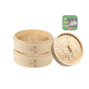 Customizable Sizes Bamboo Steamer <b>Basket</b> <b>Small</b> to Large Diameter for Professional Kitchen and Home Use Factory Wholesale Bulk Sa - Product Image 5
