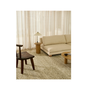 Tapis d'intérieur de luxe en laine de Nouvelle-Zélande tissé à la main, style bouclé, texture unie, fournisseur en gros - Product Image 2