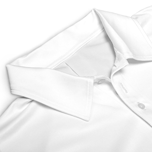 T-shirt personnalisé pour barbier, anti-plis, sublimé, logo personnalisé sur le devant, polyester, col en V, manches courtes, coupe classique, pour homme - Product Image 6
