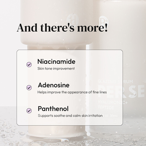 เซรั่มบำรุงผิวหน้า PER SE - GLAZING SERUM สูตร K-Beauty วีแกน ช่วยลดเลือนริ้วรอย ฟื้นฟูผิวกระจ่างใส - ผสมเปปไทด์และไนอะซินาไมด์ ช่วยเติมความชุ่มชื้นสำหรับผิวแห้ง - Product Image 4