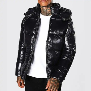 High Quality Men's Long <b>Thin</b> Bubble <b>Jacket</b> <b>Waterproof</b> Latest Fashion Style Customized Logo Wholesale Price Custom Sizes Shining - Product Image 6