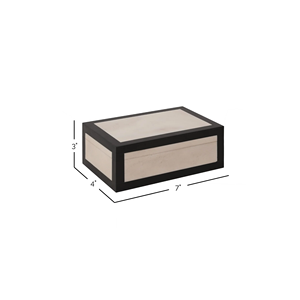 Caja de Joyería Rectangular de Resina y MDF de Lujo con Logotipo Personalizado, con Incrustaciones Hechas a Mano, Embalaje Premium, Cajas de Almacenamiento para el Hogar - Product Image 2
