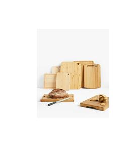 Planche à découper en bois naturel pour la préparation des aliments en cuisine, légumes, fruits, viande, pain, fromage - Product Image 1