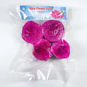 Frozen Purple/White Yam for food with competitive price with customized size