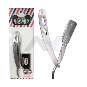 Premium Stainless Steel Barber <b>Razor</b> Professional Straight Edge Shaving <b>Razor</b> <b>for</b> <b>Men</b> Grooming Salon Personal Use Durable Single - Product Image 3
