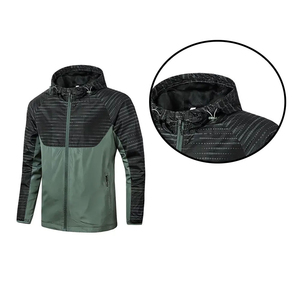 <b>Light</b> Weight Rain <b>Jacket</b> Custom Hooded Protected Wear Breathable Standard Plus Size Men's <b>Jackets</b> Wholesale Rain <b>Jackets</b> - Product Image 4