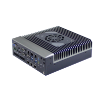 Mini PC Industrial con Windows 11, Computadora Integrada, 6 Puertos Ethernet, 2 Puertos COM, DIO, DC24V, Montaje en Pared, para Control de Movimiento y Fábrica Inteligente