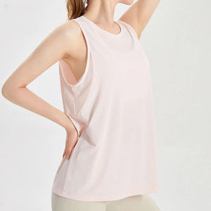 เสื้อโยคะแบบไม่มีแขน คอกลม ระบายเหงื่อได้ดี - Product Image 2