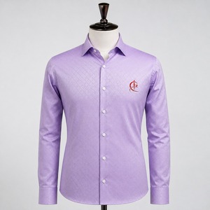 Camisa de Vestir de Manga Larga para Hombre, Premium, Ligera, de Algodón, Secado Rápido, Transpirable, para Oficina, Verano - Product Image 1