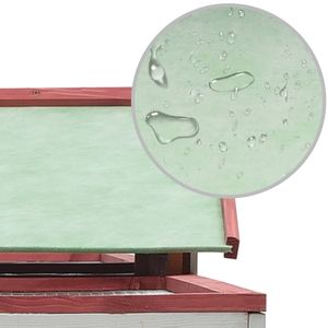 Conejera Roja y Blanca para Mascotas, Elegantes Casas y Muebles para Mascotas - Product Image 5