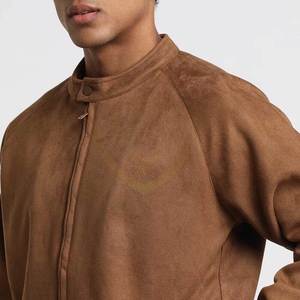 Custom Men's <b>Suede</b> leather <b>Jacket</b> Factory Made in Pakistan Fashionable High Street Style Winter <b>Suede</b> leather <b>Jacket</b> - Product Image 5