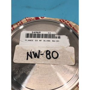 HPS NW-80 FLANGE SS MF BLANK, 14969,796-7739-1,50M01 - Équipements et pièces semi-conducteurs d'occasion fiables à l'échelle mondiale chez - Product Image 1