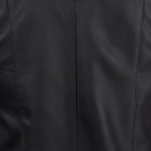 Gilet de motard en cuir véritable pour homme, vêtement de moto avec coupe confortable pour le quotidien - Product Image 3
