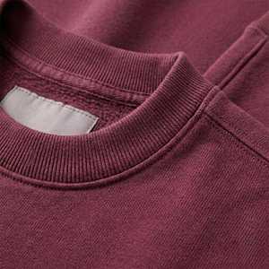 เสื้อสเวตเชิ้ตคอกลมผ้าฟลีซเนื้อนุ่มแบบลำลอง Eco Smart Solid Washed ผลิตจากผ้าฝ้าย 100% สำหรับผู้ชาย (ฤดูใบไม้ร่วง ODM แพ็ค 1 หรือ 2 ตัว) - Product Image 5