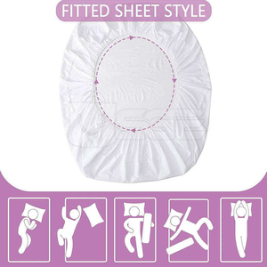 Hotel Quality Terry Mattress Protector <b>Bed</b> Mat Made with Breathable Polyester Terry Fabric Knitted Durable Waterproof Backing - Product Image 4