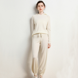 Ensembles de survêtements de sport d'été et d'automne de haute qualité, pull oversize ample, survêtements de jogging, ensembles de sweat-shirts à capuche et pantalons de jogging vierges - Product Image 1