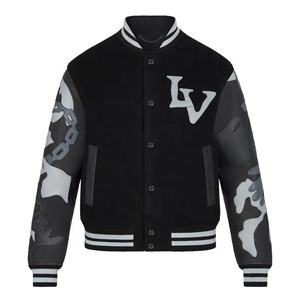 Chaqueta de Letterman de la Universidad del equipo universitario, Mangas de cuerpo bordadas con logotipo personalizado, nueva - Product Image 1