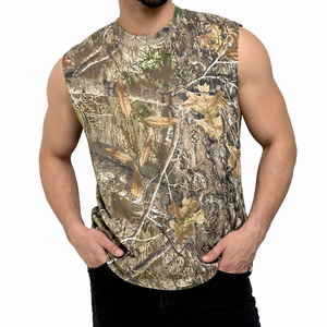 Nueva Camiseta sin Mangas de Camuflaje para Hombre, Transpirable, para Entrenamiento al Aire Libre, Estilo Caza, Ligera, OEM USA - Product Image 1