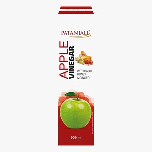 Vinaigre de cidre Patanjali avec curcuma et gingembre – Mélange de vinaigre de cidre fermenté pour la digestion et le bien-être quotidien - Product Image 4