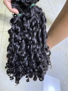 Extensions de cheveux Remy vierges vietnamiennes Double trame dessinée Alignement des cuticules Boucles lâches ondulées Style naturel à un prix - Product Image 2