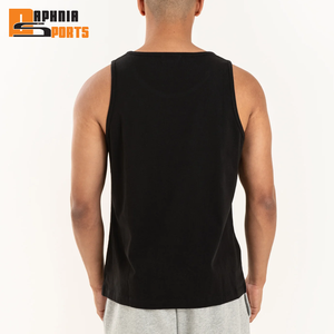 Camiseta sin mangas acanalada personalizada para hombre, cuello redondo, chaleco liso, camiseta interior básica de algodón, ropa deportiva informal, camiseta sin mangas para fitness para hombre - Product Image 3