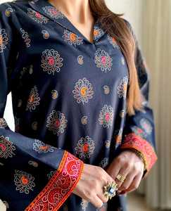 New Arrival Women Printed Lawn <b>Dress</b> Indian and Pakistani Clothing Comfortable Everyday 2Pc Lawn Stitched Suit Summer Collection - Product Image 3
