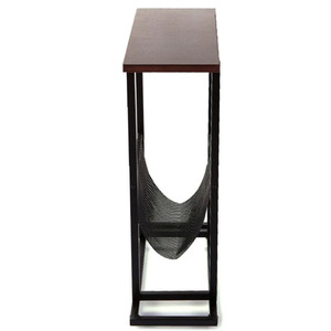 Industrial <b>Side</b> <b>Table</b> with Magazine Pouch - Product Image 3