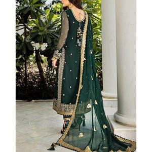 2026 <b>Womens</b> Party Wear Premium Chiffon Three Piece <b>Suit</b> Sequined Embroidery Pakistani <b>Wedding</b> <b>Dress</b> Luxury Designer Formal Occas - Product Image 3