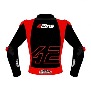 เสื้อแจ็คเก็ตหนังแท้ MotoCP Zonda ทำจากหนังวัว/หนังจิงโจ้ ตัดเย็บตามขนาด พร้อมรูระบายอากาศ สำหรับขี่มอเตอร์ไซค์/เสื้อแจ็คเก็ตป้องกัน CE - Product Image 2