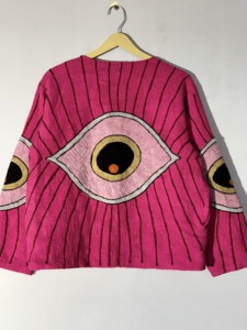เสื้อแจ็คเก็ตปักลายซูซานีกำมะหยี่ทำมือ - เสื้อโค้ทสไตล์โบฮีเมียน - Product Image 2