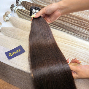 Cheveux humains vietnamiens à pointe kératine, lisses, super double drawn, mini pointe plate, haute qualité - Product Image 3