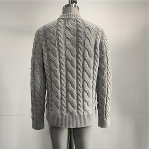 Wholesale AMERICAN TRENCH CLOTHING <b>Men's</b> Casual Long Sleeve Pullover Knit <b>Turtleneck</b> <b>Sweater</b> Polyester/Cotton Thick <b>for</b> Autumn - Product Image 3