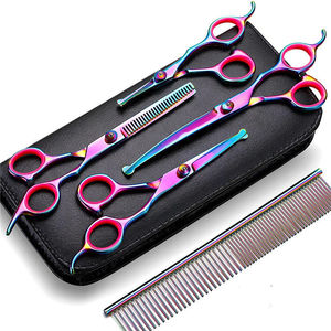Barber Kit Professional Stainless Steel Hair Cutting <b>Scissors</b> Clippers Razor <b>Beard</b> Trimmer Grooming - Product Image 4
