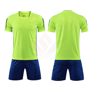 Conjunto de Camiseta de Fútbol Blanca para Hombre con Rayas Rojas, Manga Corta, Uniforme de Poliéster que Absorbe la Humedad para Adultos, Todas las Temporadas - Product Image 2