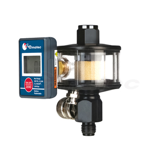 LEMATEC Taiwan-Made Aluminium 1/4" Digital Air Gauge Air Filter Regulator <b>Water</b> Drain Valve for Air Tools Customizable OEM - Product Image 1
