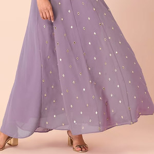 Robe de soirée élégante pour femme, à manches longues, coupe ajustée, pour célébrations et événements festifs - Product Image 4