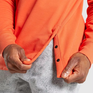 2026 Bright Orange <b>Lightweight</b> <b>Hoodie</b> For Men Premium Casual Pullover Soft Cotton Streetwear Sweatshirt Modern Winter Fashion - Product Image 4