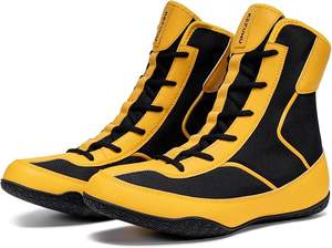 รองเท้าบู๊ทมวยปล้ำ ROMEO INDUSTRY แบบหุ้มข้อสูง ระบายอากาศได้ดี น้ำหนักเบา กันลื่น สำหรับการแข่งขันและการฝึกซ้อมของผู้ชาย - Product Image 6