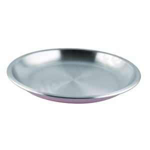 Assiette de camping en acier inoxydable, couleur Pitch - Product Image 1