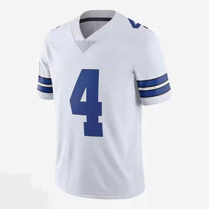 Camiseta de Fútbol Americano Personalizada con Sublimación, Nombre del Equipo y Número, Camiseta de Entrenamiento de Fútbol Personalizada para Clubes y Ligas - Product Image 3