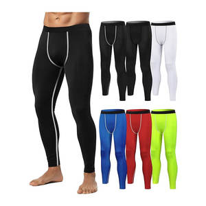 6 Pack Men's <b>Compression</b> Pants Workout Pants Athletic <b>Compression</b> Leggings Running Tights for Men Sport - Product Image 2