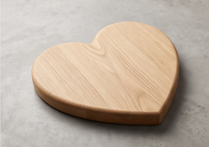 Planche à découper en bois en forme de cœur, en bois de manguier naturel, pour une ambiance romantique à table - Product Image 2