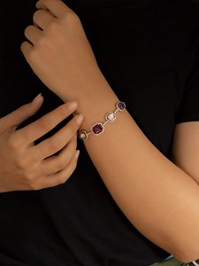 Bracelet Traditionnel pour Femme en Or 14K Sertie de Cristaux Polki Prismatiques, Bijou Ethnique Hindou Élégant Fait Main, Réglable et de Qualité Supérieure - Product Image 5