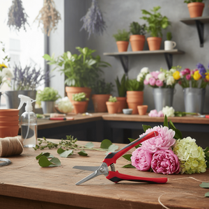 Tijeras de Podar para Uvas de 7.5 Pulgadas, Acero Inoxidable 420 J2, Agarre Antideslizante, Fabricante OEM B-Fly, Suministros de Jardinería - Product Image 1