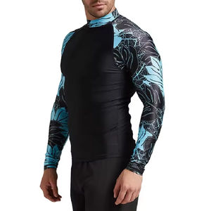 Maillot de surf Rash Vest, vêtement de protection solaire, chemises de compression pour hommes, Rash guard pour hommes - Product Image 1